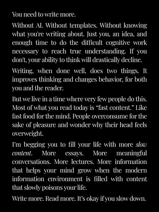 Please write more