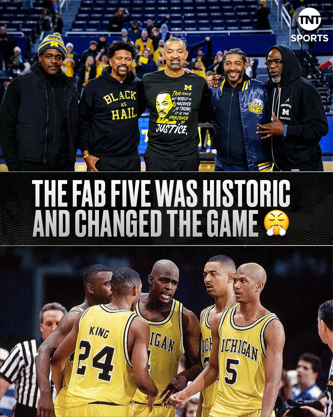 The Fab Five’s impact transcends basketball 💯 

Watch the Fab Five Altcast TONIGHT during Michigan vs Arizona following Game 1 on truTV & HBO Max! #mfinalfour