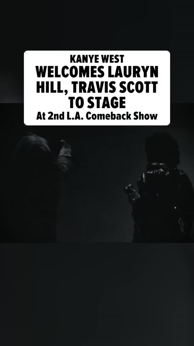 Kanye West's second comeback Los Angeles show was packed with special guests ... bringing rappers Lauryn Hill and Travis Scott to the stage, along with CeeLo Green and Ye's oldest, North West!