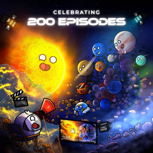 Our Planets Go Rogue - Part 1 is our Episode 200!! 🎉 

We’ve come a long way, and none of this would be possible without you… the amazing SolarBalls community 💙

Let’s celebrate with this behind-the-scenes moment from when the planets were making this thumbnail 👀 Do you know which episode this was?