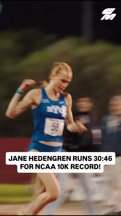 Another one bites the dust 💨

In her first 10,000m ever, @byutrackfieldxc freshman @janehedengren took 4 seconds off the NCAA record at the Stanford Invitational, winning in 30:46.80. The double NCAA Indoor champ now holds the absolute collegiate records at 5K and 10K.

@unmloboxctf’s @pamelakosgei1 also got under Parker Valby’s record, crossing the line in 30:49.99.

🎥 @bobo.studios