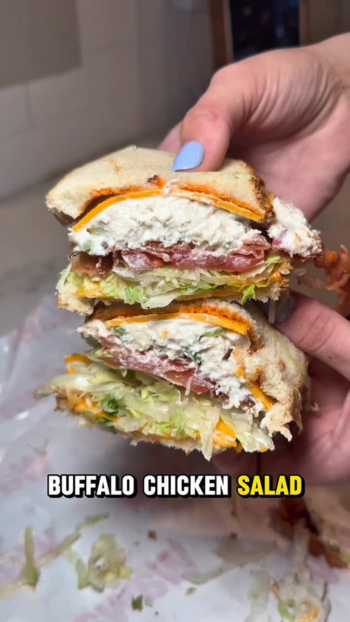#ad Trying Wawa’s VIRAL buffalo chicken sandwich on the $6 meal deal 👀