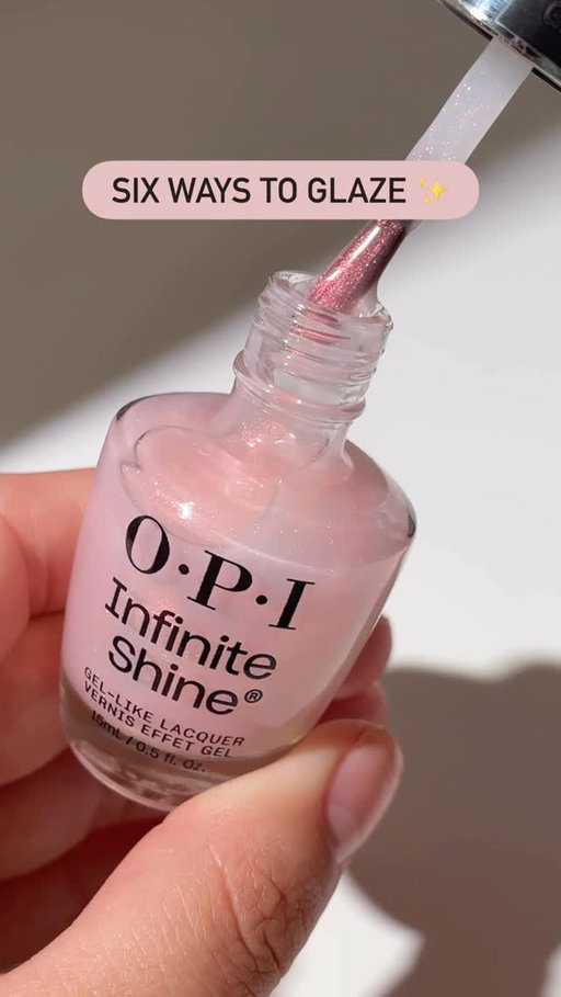 Baby, Take a Vow was already perfect, we glazed it anyway. 

✨ Donut Disturb: pink pearl shimmer 
✨ Got Glaze?: soft milky white 
✨ Glass Me Anything: dimensional silver shimmer 
✨ Glint Condition: rose gold flakes 
✨ Holo and Behold: blue violet iridescence 
✨ Moon Gleam: blue pearl shimmer 

Infinite Shine Glaze Toppers are available exclusively at @ultabeauty.