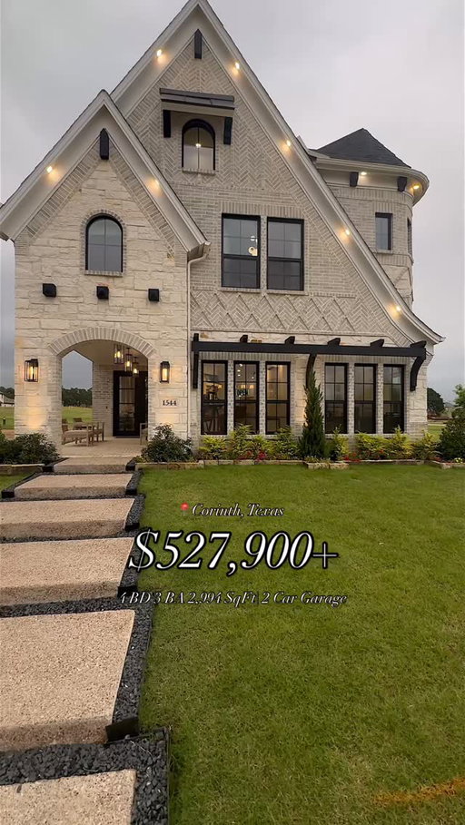 Mini Luxury Castle Homes 30 min from Downtown Dallas, Texas! 😮‍💨

Follow @americas_realtor for Custom Homes!🇺🇸

Comment “INFO” to unlock details about this specific model plan!🤝

Contact me for a Private Tour!👌🏼

🏡NEW CONSTRUCTION MOVE IN READY HOMES AND LOTS AVAILABLE TO BUILD FROM SCRATCH (Build Time 6 Months) 
*HOME SHOWN IS THE MODEL HOME AND IS NOT FOR SALE- BUT CAN BE REPLICATED AND BUILT*

These modern luxury custom homes are just the beginning of what the Texas and DFW real estate market have to offer! To stay up to date with the latest developments of the luxury TX real estate, check out my account!!🦾

•Exceptional Rated School Districts 📚
•Near Dallas Cowboys Headquarters🏈
•Near PGA World Headquarters ⛳️ 
•Near Universal Studios- Kids Resort Disney 🪄 
•Near MLS FC Dallas ⚽️
•Near Dr Pepper Ballpark- Riders Field ⚾️
•Near National Videogame Museum 🎮
•Near iFly Indoor Skydiving 🪂 
•Near DFW Airport and Dallas Love Field ✈️
•Near The Galleria Dallas 🌉
•Easy access to shopping and Stonebriar🌇
•Quality Craftsmanship 🔨

$527,900+�
🔎Looking to Buy or Build Your Custom Home in Texas? MSG me “CUSTOM HOME” to get started! 🥂

Looking to Sell your home? MSG me “SELL HOME”

DM me “VIP” to unlock OFF- MARKET homes before they hit Zillow and join my VIP list! I ONLY show these to my signed buyers. When you join my exclusive buyer’s list you’ll get-
•First Look at My Off Market Properties
•My custom new-construction incentive cheat sheet (saved my last 3 buyers $35k, $50k and $65k off asking- only because they were my official clients and could negotiate hard! 
•White-Glove Service 

Alex Maloney
COMPASS RE TEXAS, LLC

Accuracy of all information contained here-in deemed reliable but not guaranteed and should be independently verified.

#dallas #property #realestate
