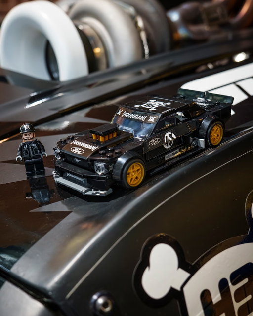 Take a closer look at the Ken Block Hoonicorn V1 LEGO Speed Champions we revealed LIVE on the 4/3 Day livestream yesterday!

This has been a longtime dream of Ken’s, and we couldn’t be more excited to see it come to reality.

The set features a custom @kblock43 mini figure and his ’65 Ford Mustang Hoonicorn V1 in Gymkhana SEVEN livery. The car itself comes with exposed velocity stacks, Ken’s iconic 43 logo on the door, and custom wheels - ready to slay tires!

Preorder yours today at LEGO.
- Limited Release: June 1
- Global Release: August 1
