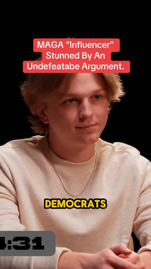 Facts are MAGAs Kryptonite.

Full Debate on @jubileemedia’s YT.