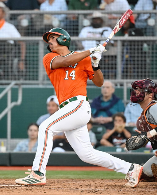 Another bomba for @cuvetdaniel 💣

Cuvet now stands alone in third place on Miami’s all-time career home runs list with 53, passing Yonder Alonso’s 52 career homers 🙌