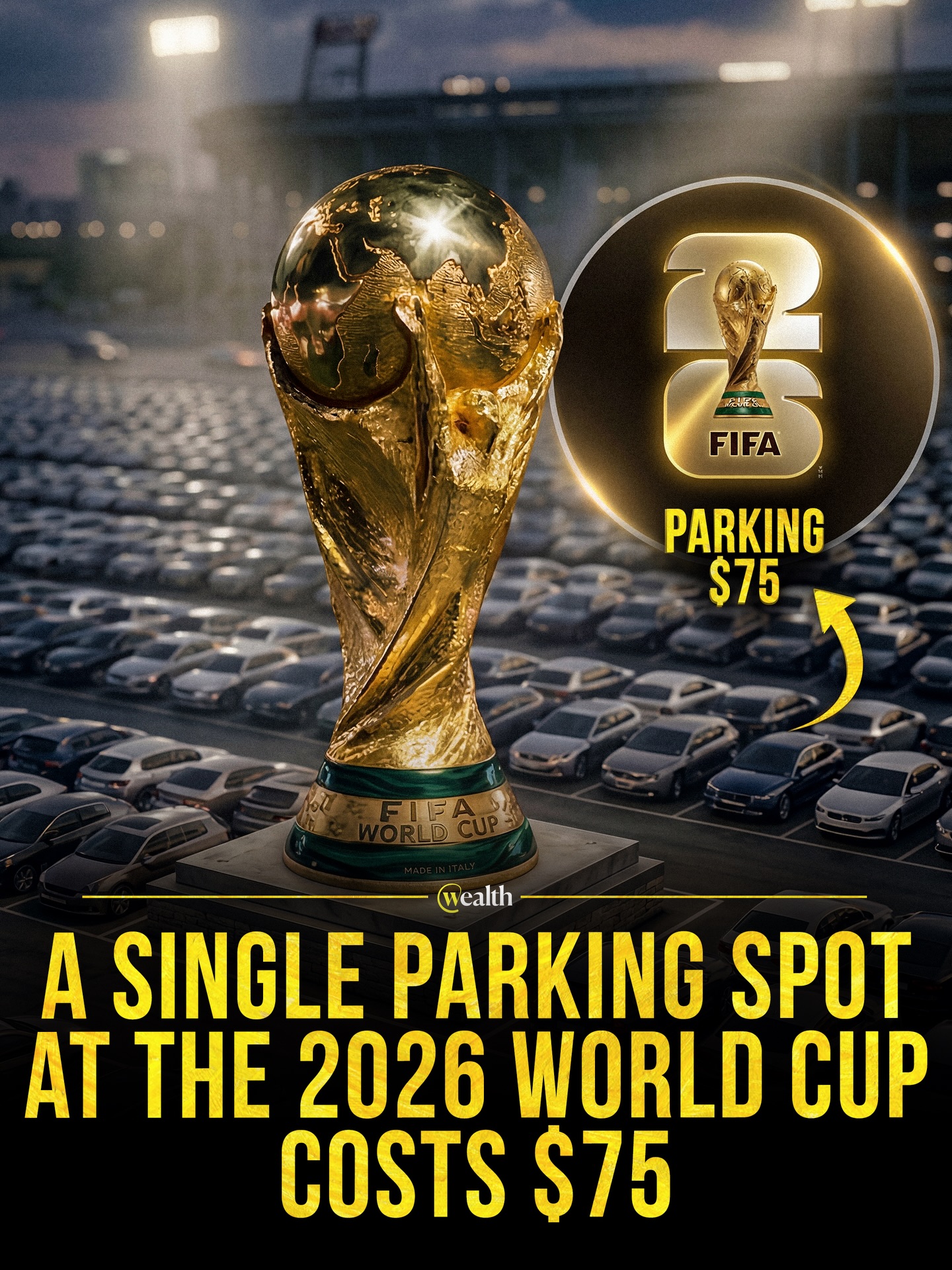 The ticket price doesn’t tell you the real cost ⚽️🅿️

For the 2026 World Cup in North America, a parking pass can cost $75 before food, transit, or the seat itself. For Euro 2028 in the UK and Ireland, the sales pitch points the other way: keep entry tickets accessible and skip dynamic pricing.

That gap says a lot about how major events now make money. One model charges for every step of the day, not just the match.

When parking rivals admission, the real product isn’t the game alone but access itself.

#SportsBusiness #LiveEvents #TicketPricing #FanCosts #FIFA