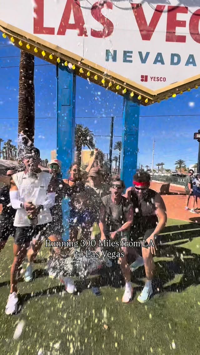 Running 300 miles from LA to Las Vegas @thespeedproject 

Final time: 35:51 

Power line. 

No rules.

No spectators. 

#run #runners #running #marathon #thespeedproject