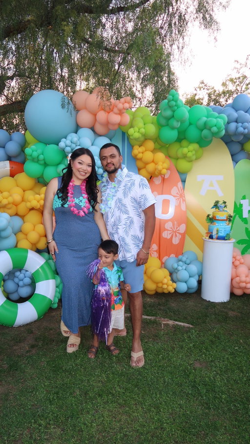 Celebrating Mr. Noah’s 3rd Birthday 💙🌺
Why is he literally Stitch.. 🤭