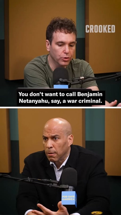 "What changes by just saying 'Benjamin Netanyahu is a war criminal?'" –Jon Lovett to Senator Cory Booker

Watch more Pod Save America on YouTube!

#podsaveamerica #crookedmedia #netanyahu #israel