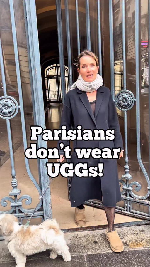 A lot of people wear UGGs in Paris ( including myself) because they are so comfortable! I know I shouldn’t like them but I can’t help it🤣🤣! But let’s face it they are not the sexiest shoes🤣! And not in the Parisian fashion trends!!! 
 in Paris, you have two teams, the one who loves them and the one who hate them! I’m part of the team who think they are too comfortable not to wear them😉! 

❤️BOOK your tickets for my show in Paris: OH MY GOD, SHE IS PARISIAN! A stand-up comedy in English by a French girl that real really make you love Parisians 🫣🤣!
 @ugg 
#parisian #parisstreetstyle #parisianchic #parisianstyle #ugg