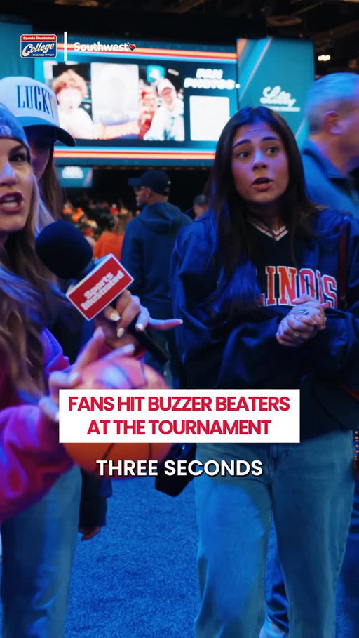 Fans hit buzzer beaters at the tournament 🚨🔥