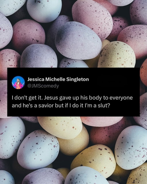 Catholics be like: “In Jesus name we prey.”

Shoutout to all my fellow Catholic church choir kids who remember this bop 🎶

Just my annual repost of old Jesus tweets, nothing to get cross about.