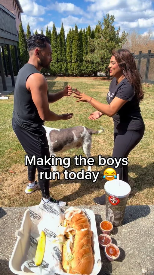 Part 2 | This time with our special guest @_rowdyrocky_ 

#FoodRunChallenge #Gametime #Couple #JustForFun #Doggy