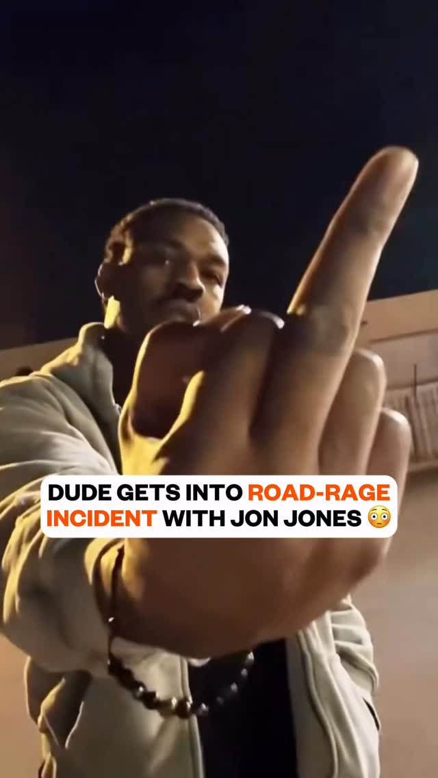 A random dude flipped off a driver after almost getting into an accident. That “other” driver turned out to be UFC light heavyweight GOAT Jon “Bones” Jones. You just never know … 😳

(🎥: @bryanbeltran06)