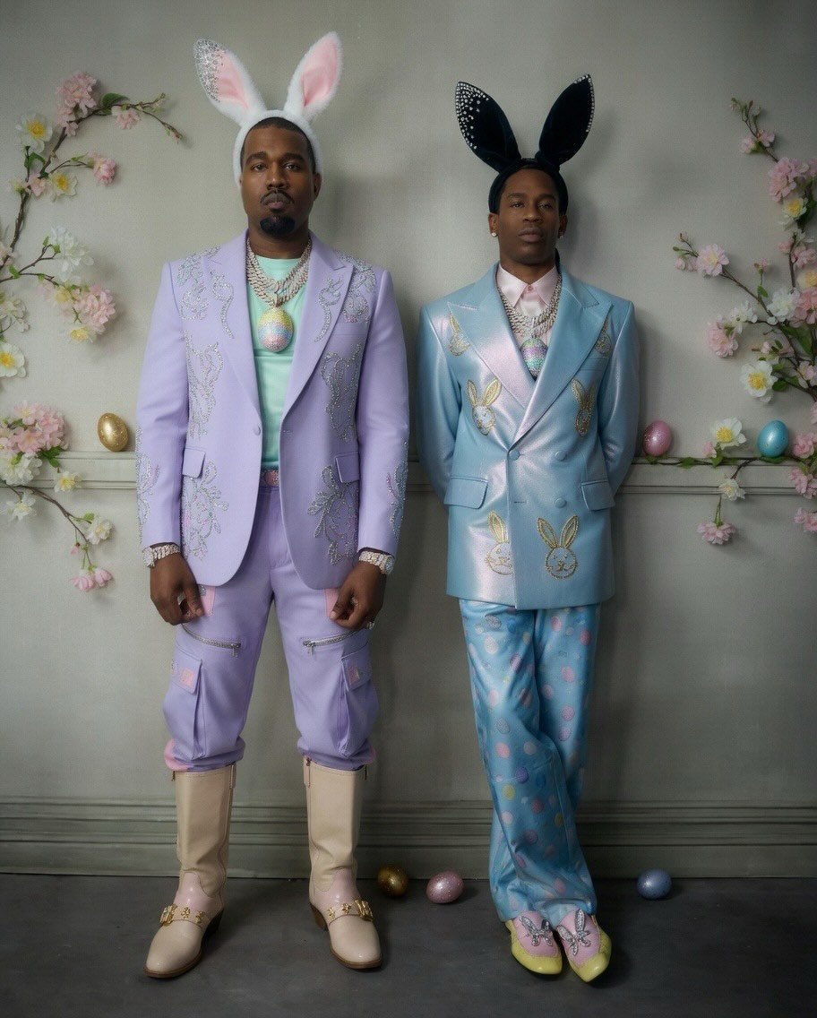Happy Easter from Ye & Trav❤️🐣