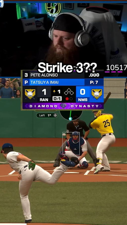 Um hello? STRIKE THREE? STRIKE FOUR? #mlbtheshow26 is working fine! #mlbtheshow #mlb #fyp #baseball