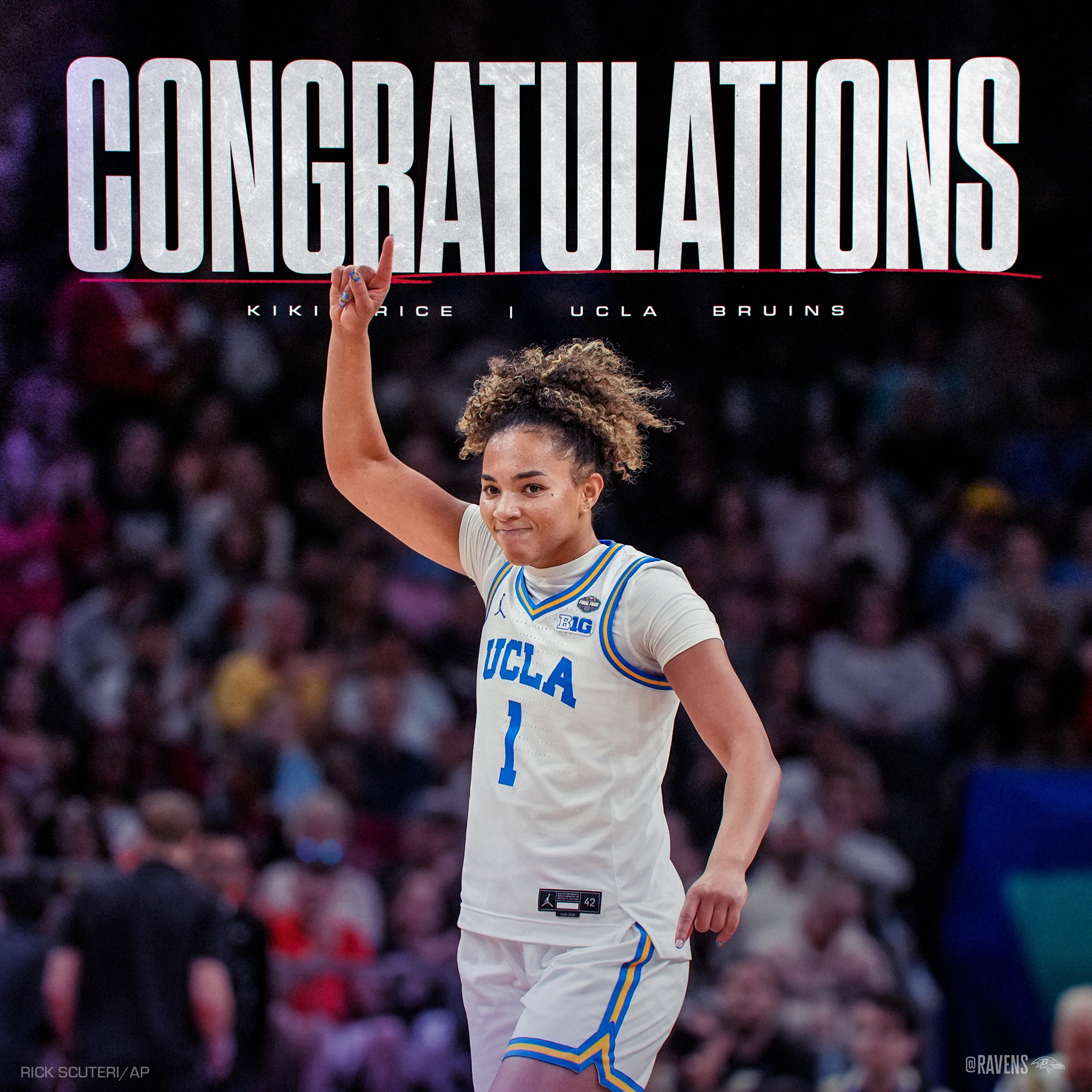 Congratulations to @uclawbb and Maryland’s own @kiki.rice on bringing home the National Championship! 
@visitmoco