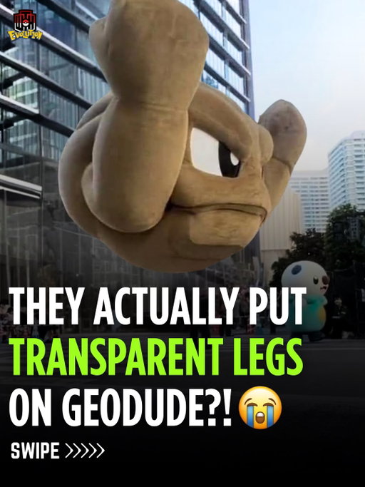 Geodude might’ve had the coolest costume design at this pokemon parade 👀

During the 2023 World Championships event in Japan, its costume used a checkered pattern to blend out the performer’s legs for a real-life “green screen” effect. As it moved through the crowd, it genuinely looked like Geodude was floating.

The moment didn’t take long to go viral, with fans editing out the pattern entirely to push the illusion even further. Suddenly, it wasn’t just clever… it looked completely unreal!

#pokemon #pokemoncards #pokemontcg