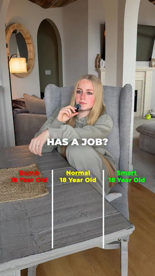 Dumb 18 Year Old vs. Normal 18 Year Old vs. Smart 18 Year Old 

Follow for more business and investing education! 

#business #businessowner #businessowners #businessownertips #businessownership