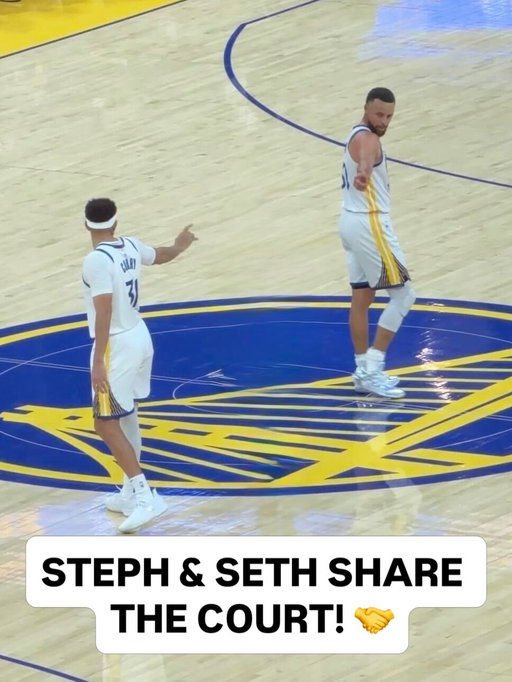 @stephencurry30 and @sdotcurry share the floor as teammates in the same regular season game for the first time in their careers ❤️ HOU/GSW on NBC & Peacock • <link in bio>