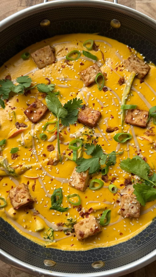 Buy a bag of carrots, 

and make my Carrot Red Curry with Tofu and Mixed Veg. A seriously good, plant based dinner that hits that perfect balance of healthy, comforting and easy to pull off. 

🥕Comment “CARROT” and I’l DM you the full recipe, or visit my website link in bio. 

#dinnerideas #curryrecipe #carrotrecipes #easydinner #vegandinner wearing @jag_aus and @leelo.active