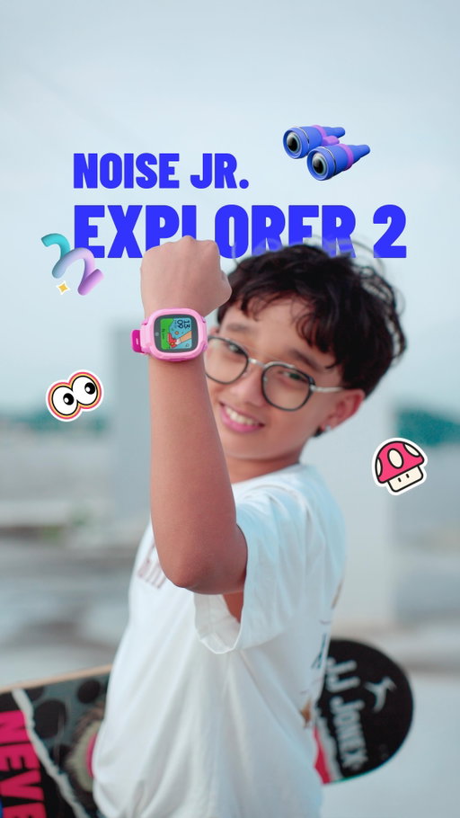 The Noise Junior Explorer 2 Kids Smartwatch is designed to make modern parenting easier and more secure. With 24/7 live tracking and geofencing, the Noise Kids watch ensures your child stays safe while they explore their world. Equipped with HD video calling and a dedicated SOS button, Noise Junior Explorer 2 keeps you instantly connected during emergencies. Give your child the freedom to wander confidently, with the peace of mind every parent deserves.
.
@noisejunior 
.
#UnboxTheAdventure #Explorer2 #TechForKids #SmartLearning #AdventureReady #SafeTech #FutureExplorers #DesignedForDiscovery #GrowWithTech #innovationforkids 
.
Featuring @tectok_jr 
Shots @sreeram._rajesh