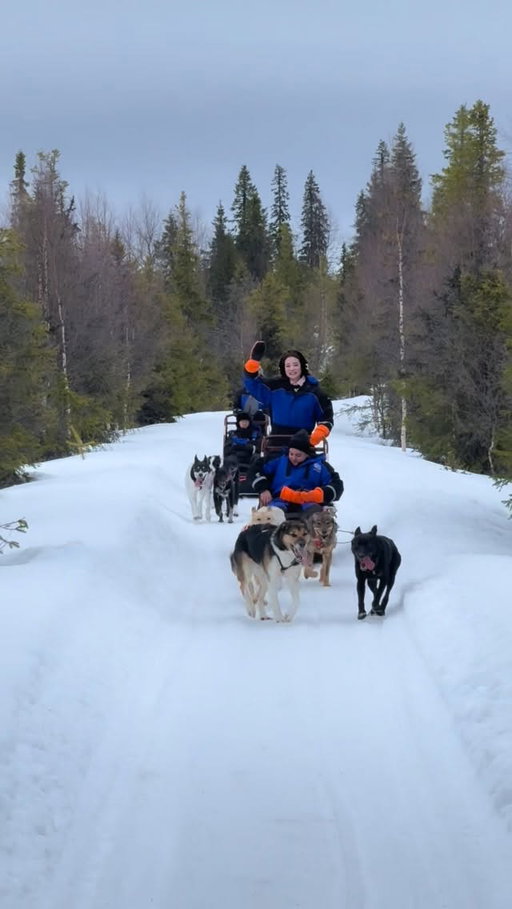 #PQReview Husky Sledding 🥶❄️
#Jessiescape #Travel #Finland