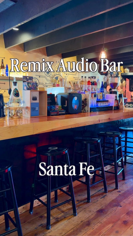 I’m kicking myself for taking this long to finally visit Remix Audio Bar (@rmxab). Don’t make the same mistake I did!

Remix Audio Bar is a zero-proof listening bar, a ramen bar, and a vinyl-driven DJ space all under one roof on Guadalupe Street in Santa Fe, New Mexico. 

The ramen lives up to every good thing you’ve heard about it. Trust me on that one! My husband and I both ordered the Shoyu Pork Ramen with Miso Broth and loved it! The beautifully poached egg was an excellent touch. 

They’re open Wednesday through Saturday, 4:00 to 10:00 p.m., with food starting at 5:00. Vegan, vegetarian, and gluten free options available too.

This is also just a really great spot to actually be present, meet up with friends, put your phone down, and let the music do its thing. Something we could all probably stand to do more of. They also have some games set up around the space! 

If this has been on your list as long as it’s been on mine, this is your sign. Santa Fe deserves to have spots like this packed, especially after everything Guadalupe Street businesses have been through with construction. Go support them and share this with someone you want to go with!

Parking note: meter parking is available on Jefferson St. which is free after 6pm #remixaudiobar #santafenm #santafenewmexico