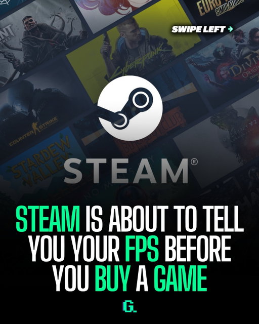 No more buying a game and finding out your PC can barely run it 😤 Steam is reportedly working on a new FPS Estimator that shows your expected frame rate BEFORE you hit purchase — based on real data from players with similar hardware. You'd enter your GPU, CPU, and RAM, and Steam pulls performance data from users with matching specs to give you a realistic range. Currently in beta and focused on SteamOS devices, but PC gamers could be next. This is honestly one of the most useful things Valve has ever done. Would you use this? 👇