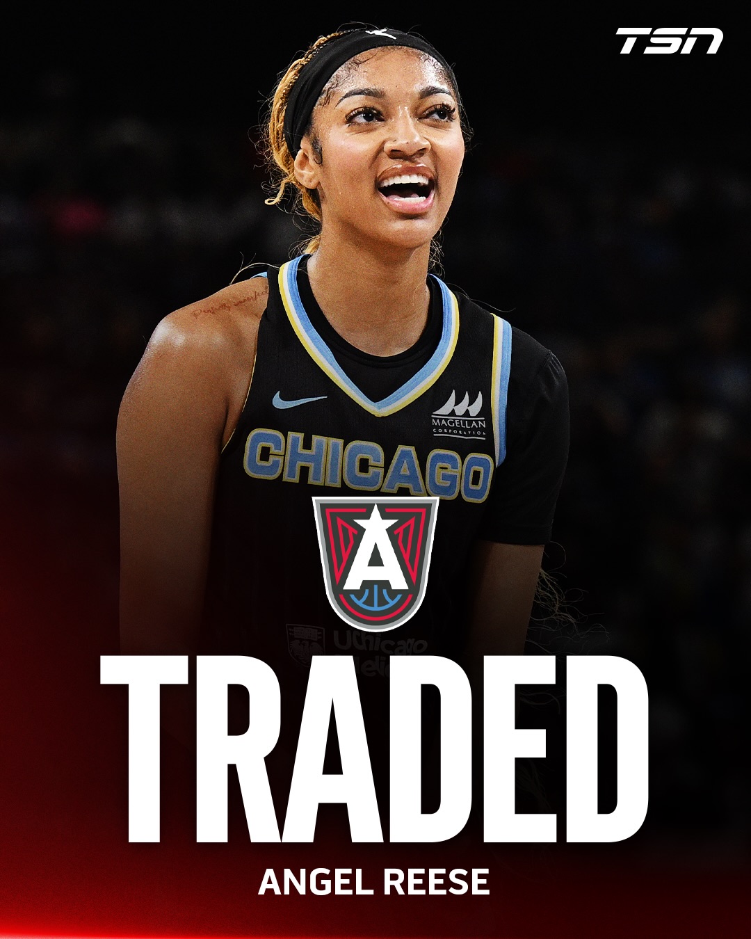 The Chicago Sky are trading two-time All-Star Angel Reese to the Atlanta Dream, per @kendra_andrews 

The Dream are sending two first-round picks in 2027 and 2028 to the Sky for Reese and a 2028 second-round pick swap.