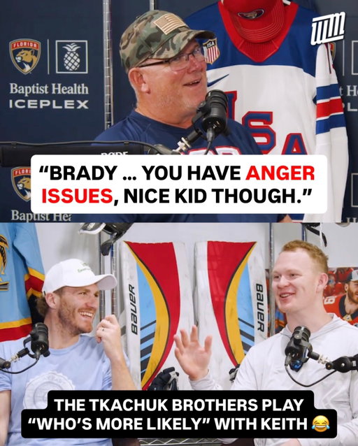 Brady getting the true little brother treatment while playing "Who's More Likely" 🤣

#wingmenpod #nhl #tkachukbros #hockey