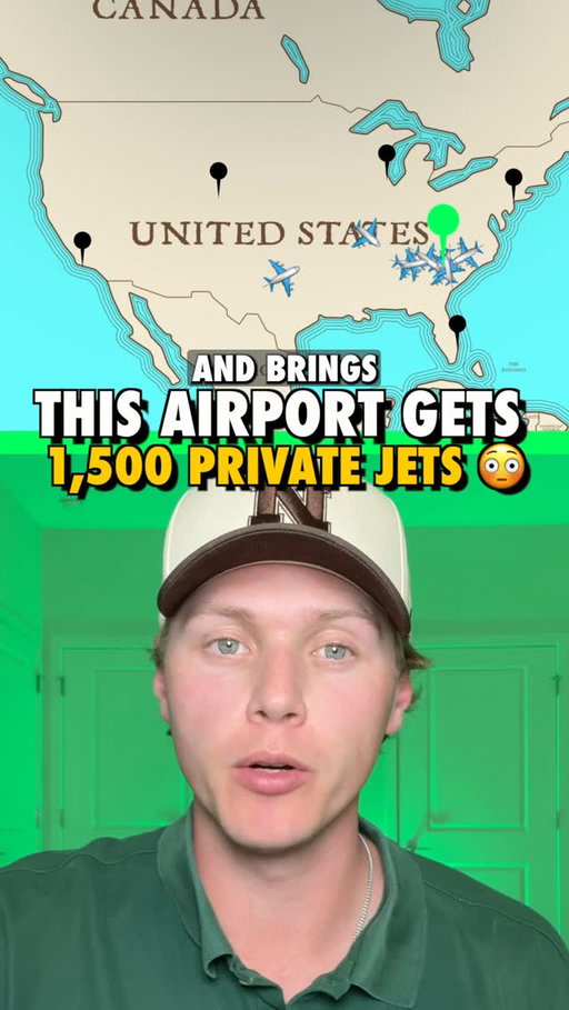 The Masters Brings In 1,500 Private Jets 😳

Once a year, The Masters completely transforms a tiny airport.
Augusta goes from 4 routes and a plane every 30 minutes to 18 routes and one every 5 minutes.
By the end of the week, 1,500 private jets arrive, more than the Super Bowl, all into one small airport.
Hotels spike up to 800%, homes get rented out for a week’s worth of a mortgage, and the tournament brings in around $200M in just seven days.
And somehow, the merch shop makes $16,000 a minute… while sandwiches are still $1.50.

#geography #travel #worldgeography #aviation #themasters