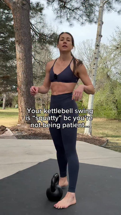 The kettlebell swing is a hip dominant exercise, small little tweaks in your form can make you more explosive and pain free. 

For more coaching and workouts, check out Body & Bell on @joinladder or comment SWING and I’ll send you a week on me.

#kettlebellcoach #kettlebellswings #kettlebellworkout #fitmom #kettlebell