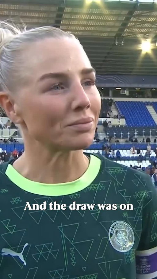 Of course it’s Chelsea 🤣

Alex Greenwood knows getting to Wembley will not be easy 🤝

🎙️ @liam_macdevitt