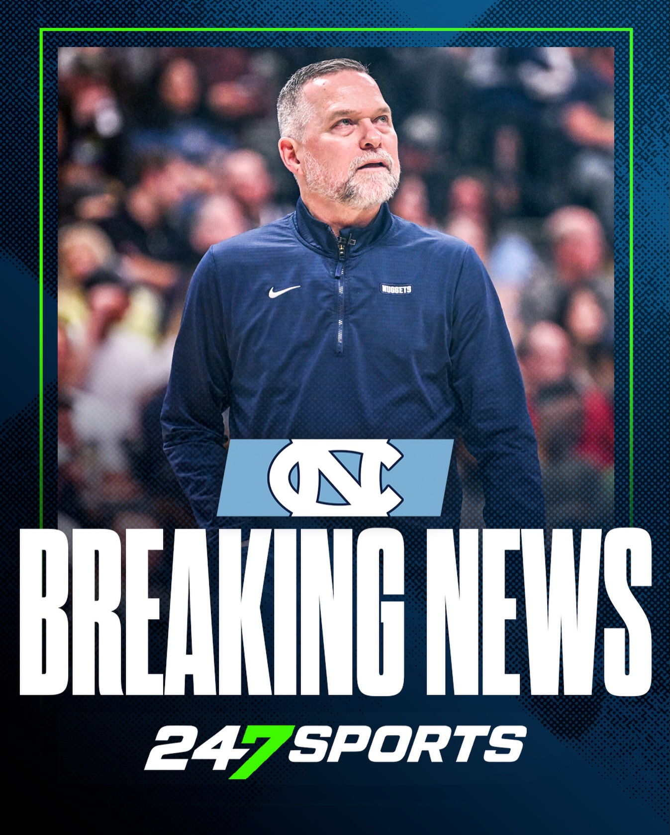 BREAKING: North Carolina is hiring Michael Malone as their next head coach, per CBS Sports’ 
@jon.rothstein 
 
Malone was recently the head coach of the Denver Nuggets, where he won the franchise’s first NBA championship