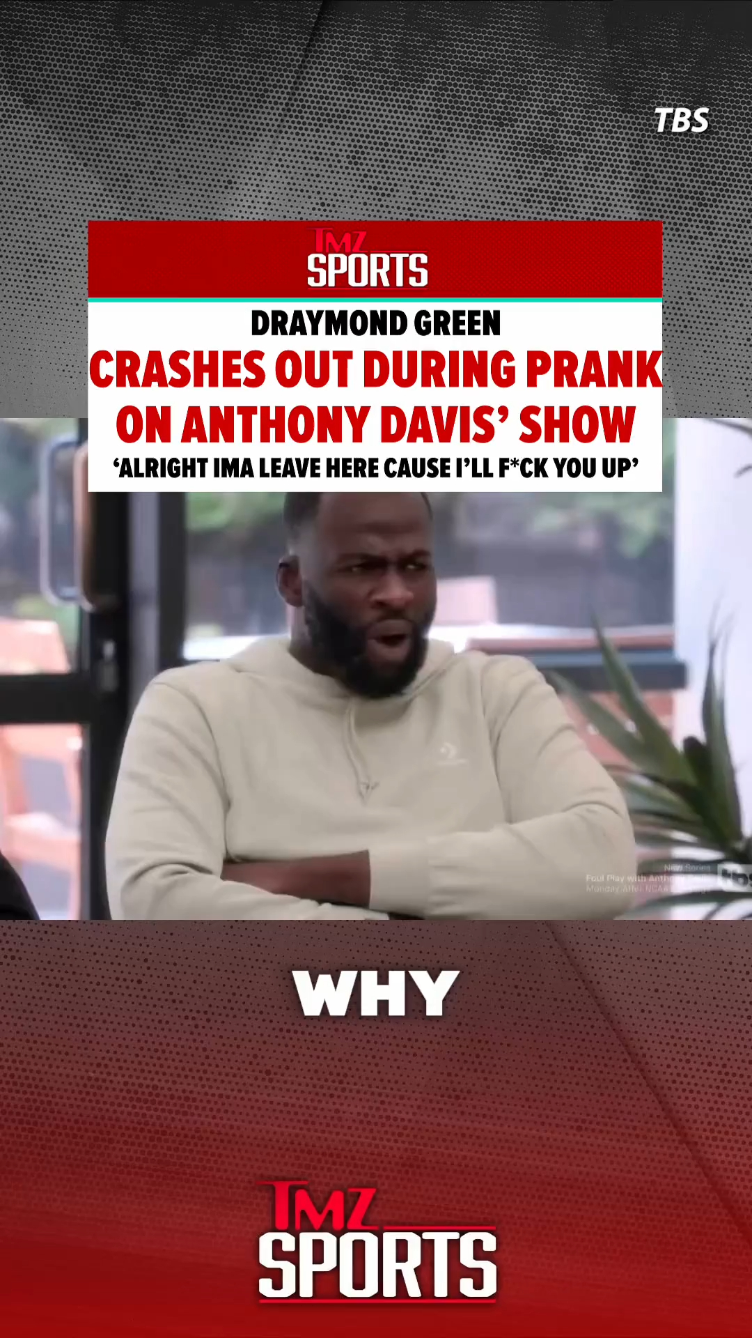 Someone’s gotta let Draymond Green in on the joke before this gets messy 😭, he was this close to crashing out on the latest episode of Foul Play with Anthony Davis.