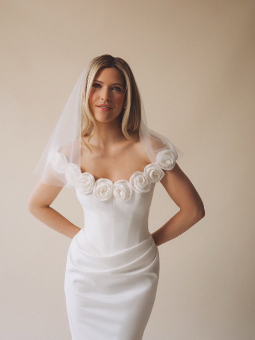 Introducing the Jenny Yoo x Hope LaVine Capsule. Two little white dresses, one bridal gown — each designed with vintage inspiration and timeless elegance in mind. Debuting on the runway this week + available to purchase late summer.