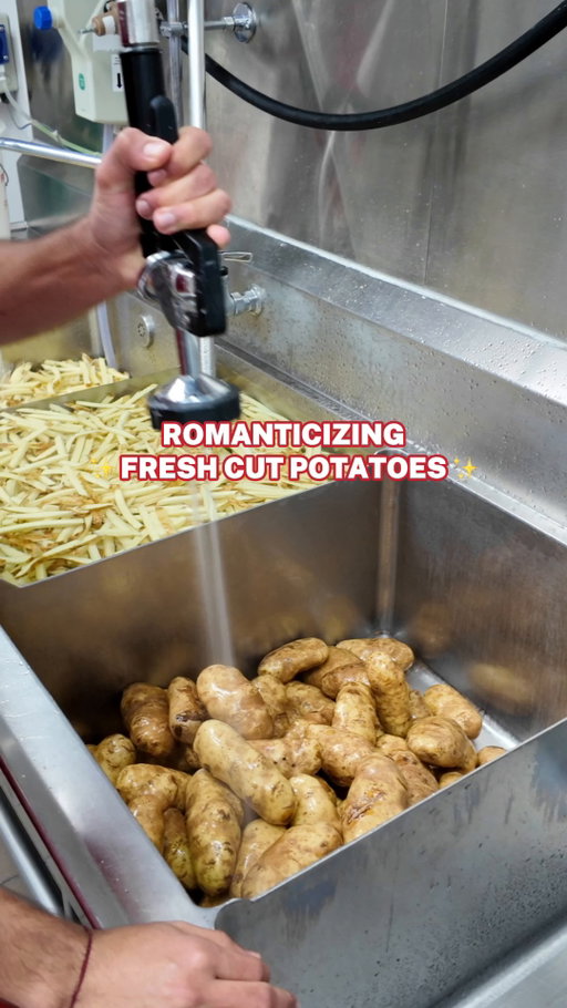 When your favorite team loses, meditate to potato cutting #ASMR 🥔 🍟 🧘