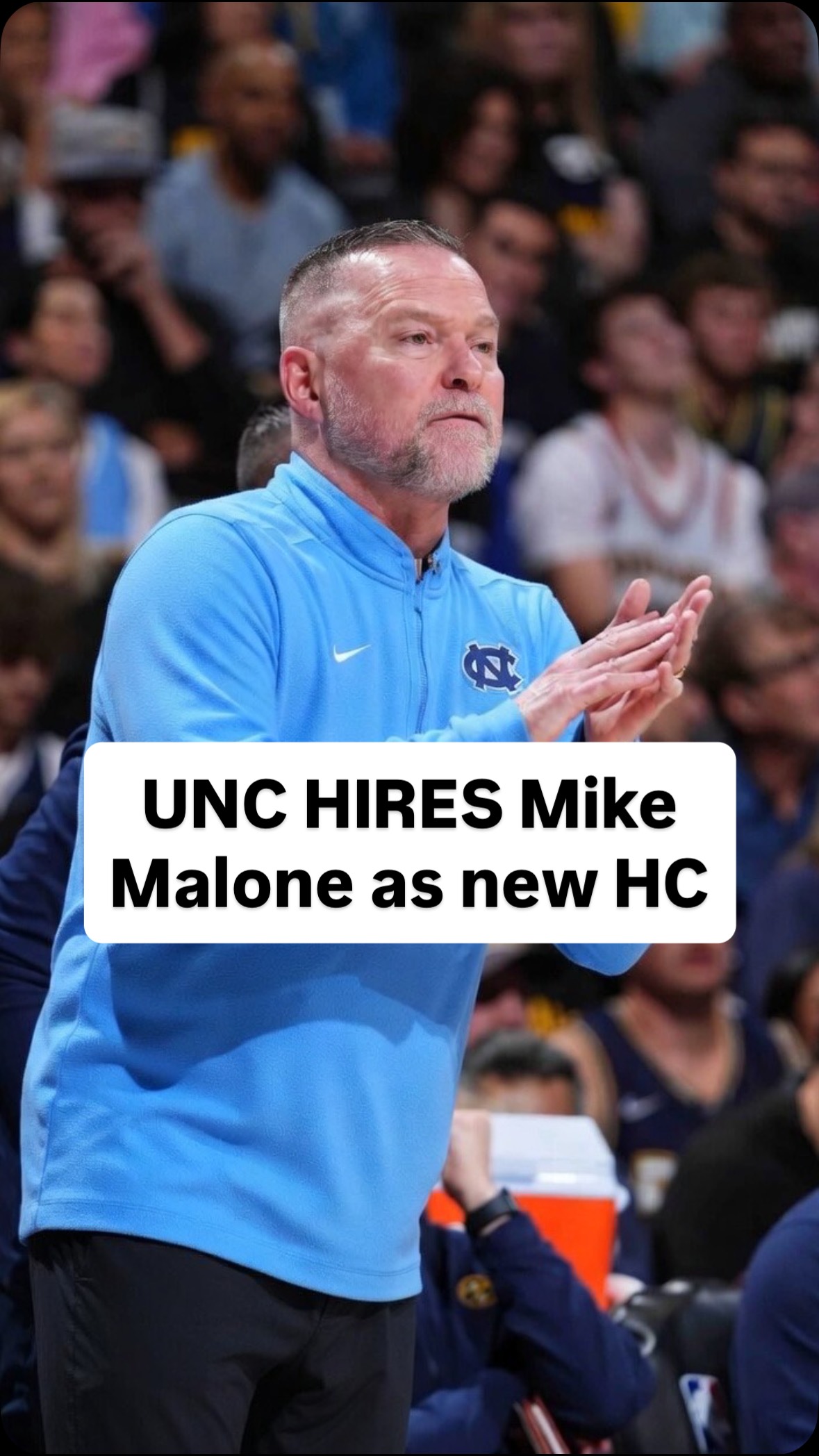 Mike Malone will be the next head basketball coach at North Carolina. Good hire? #mikemalone #collegebasketball #unctarheels #universityofnorthcarolina