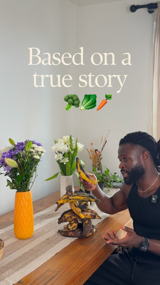 Based on a true story.. 

A genuine conversation that happened last week lol. 

I was caught off guard. In 2026 you know. 

A conversation I’ve been having for 15 years 

Anyway, currently eating a broccoli stem whilst writing this caption 🥦 🥬 🌱