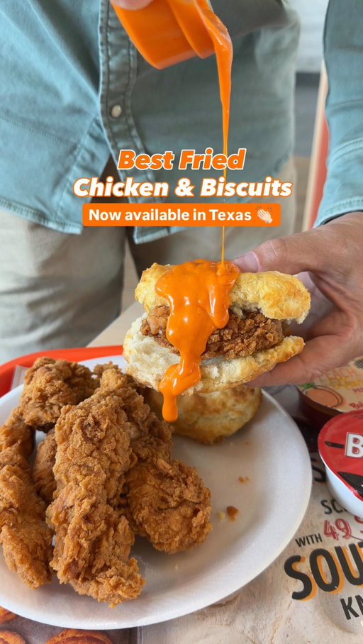 It’s iconic & it’s now in Texas #BojanglesPartner

We’re talking legendary fried chicken + scratch-made Bo-Berry biscuits 🫐at @bojangles

An affordable family meal you’ll love. ❤️

#bojangles #texasfood #friedchicken #austintx