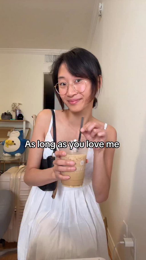 Damn he’s just saying everything As long as you love me …? 🤣
