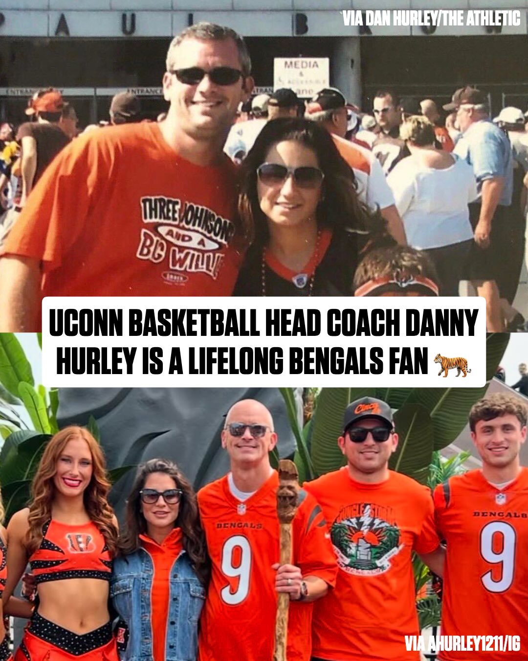 Will this Bengals fan bring home another national championship tonight? 👀 @coachdanhurley