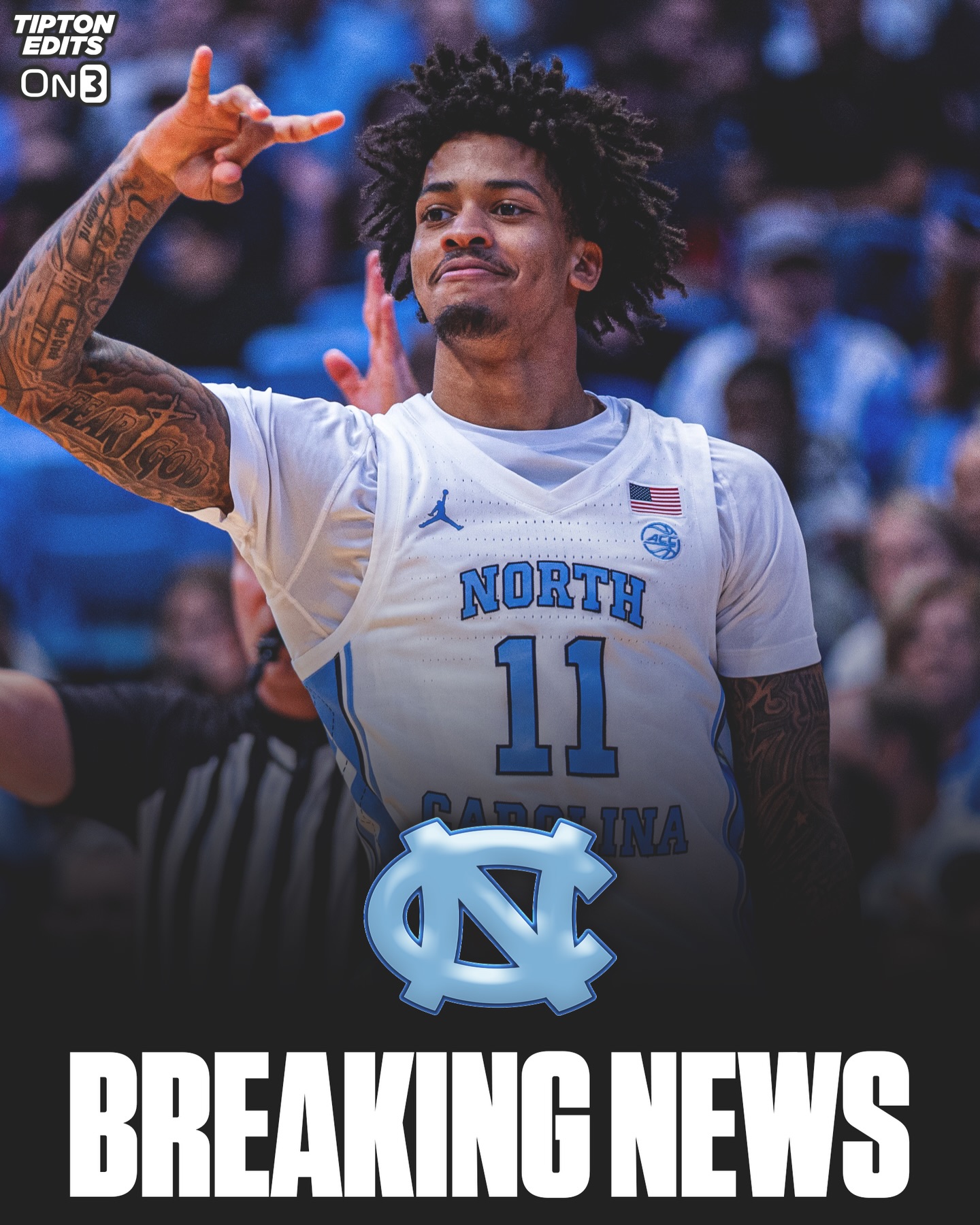 NEWS: North Carolina guard Jonathan Powell plans to enter the @TransferPortal, his agent Tom Droney of WeShall Sports & Entertainment told @On3.