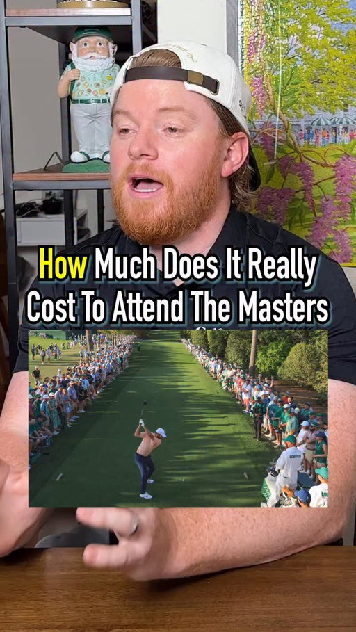 How Much Does It Cost To Attend The Masters!?! #golf #reels #golfer #masters