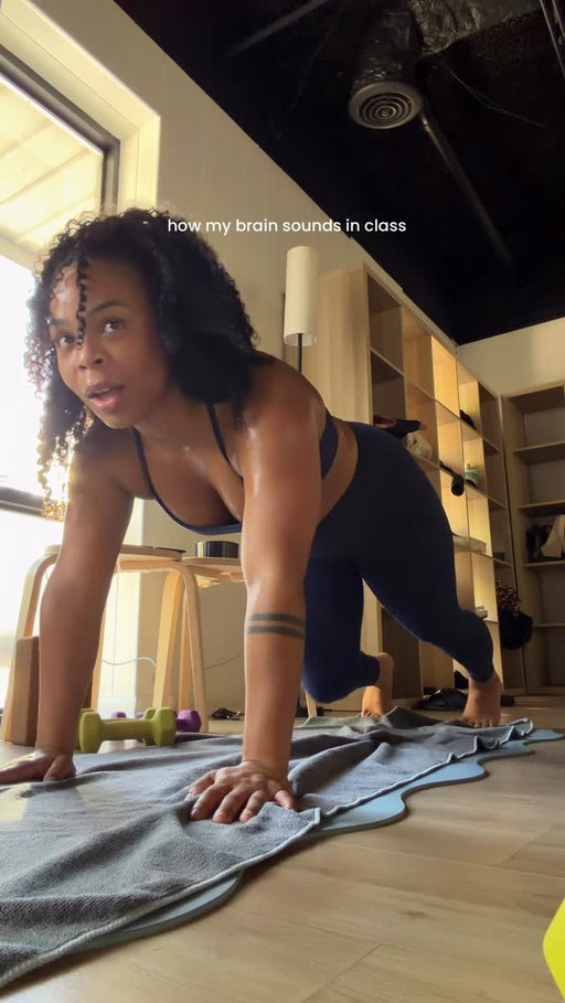 I can’t be the only one 😂😂 or am I ? These are literally my thoughts all throughout class lol 

#atlantapilates #pilates #yogasculpt