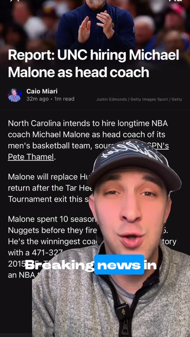 Will Michael Malone restore UNC to College Basketball Glory? 👀 @soshtry