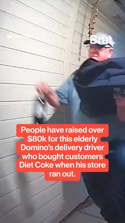 After this 68-year-old Domino's driver went viral for stopping to buy customers Diet Coke when his store ran out, the customer created a GoFundMe that has raised over $80,000 so far.⁣
⁣
The driver, Dan Simpson, said he has worked at the store for 14 years and was set to retire in mid-April.⁣
⁣
After receiving overwhelming support, Dan said he will still deliver pizzas even after retirement, because the incident reminded him that a small gesture can go a long way.⁣
⁣
#GoodNews #Pizza #GoFundMe #Delivery #Dominos